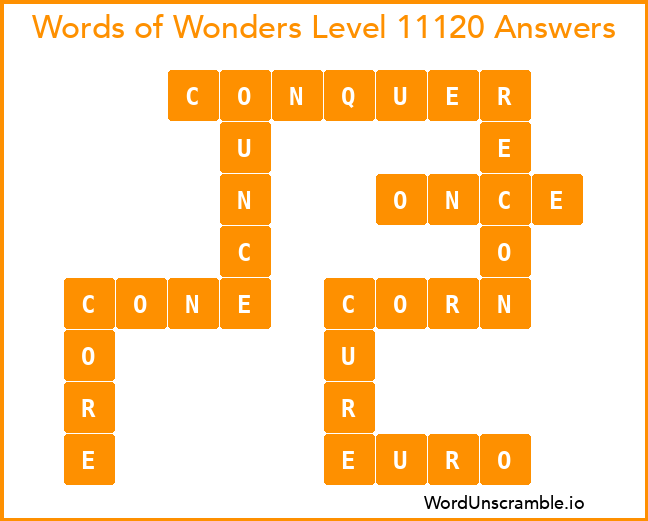 Words of Wonders Level 11120 Answers