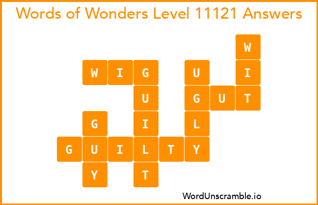 Words of Wonders Level 11121 Answers