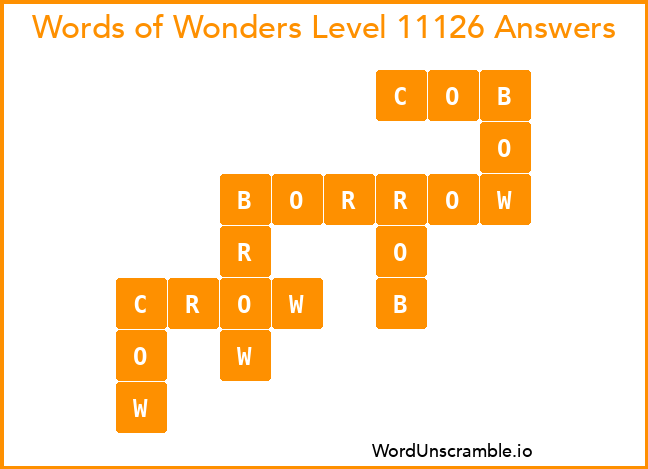 Words of Wonders Level 11126 Answers