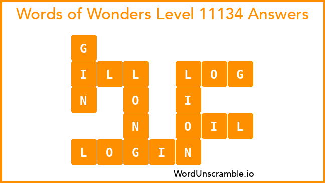 Words of Wonders Level 11134 Answers