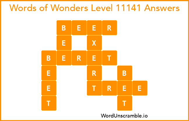 Words of Wonders Level 11141 Answers