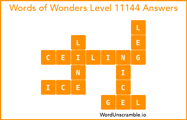Words of Wonders Level 11144 Answers