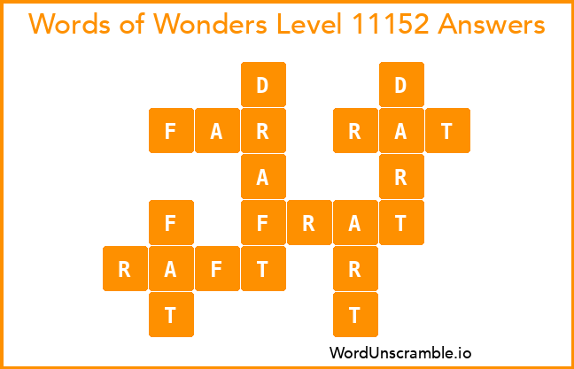 Words of Wonders Level 11152 Answers