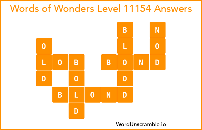 Words of Wonders Level 11154 Answers