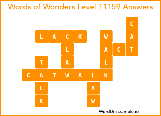 Words of Wonders Level 11159 Answers
