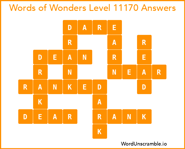 Words of Wonders Level 11170 Answers