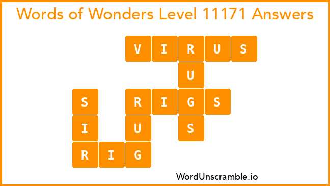 Words of Wonders Level 11171 Answers