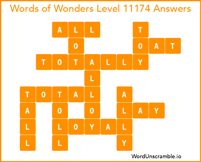 Words of Wonders Level 11174 Answers