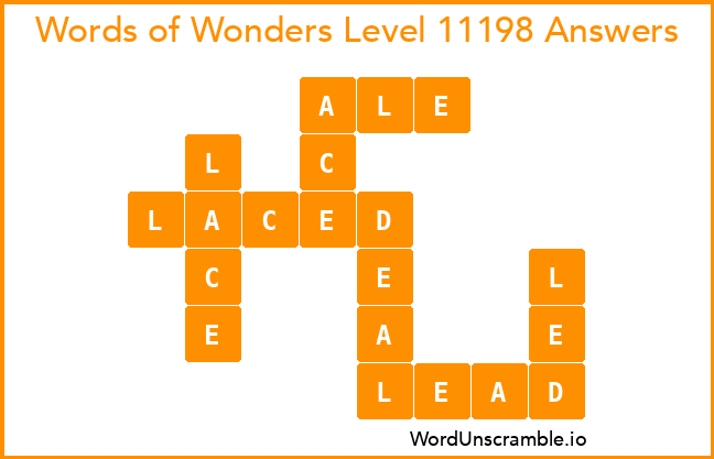 Words of Wonders Level 11198 Answers