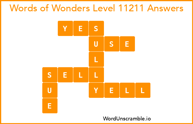 Words of Wonders Level 11211 Answers