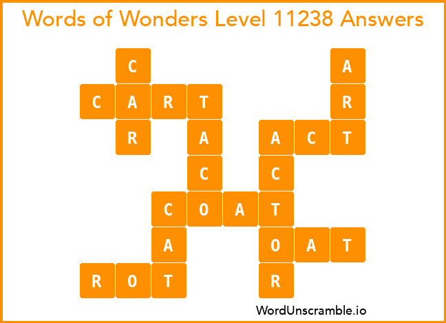 Words of Wonders Level 11238 Answers