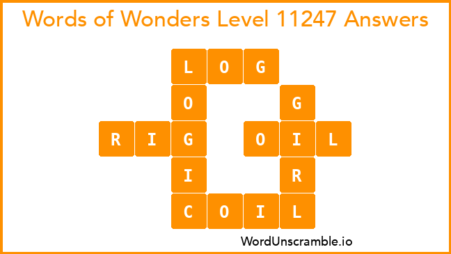 Words of Wonders Level 11247 Answers