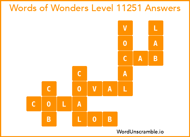 Words of Wonders Level 11251 Answers
