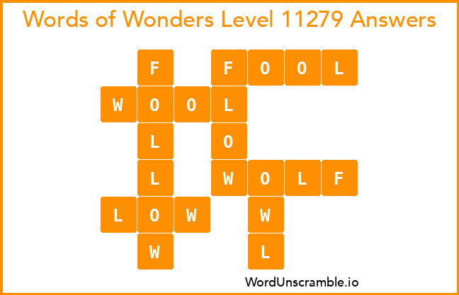 Words of Wonders Level 11279 Answers