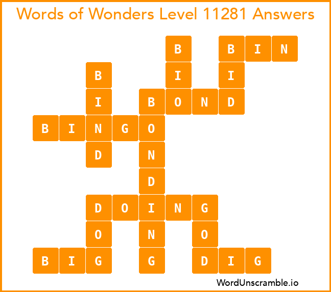 Words of Wonders Level 11281 Answers