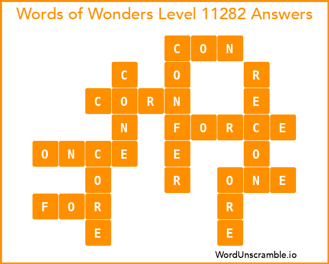 Words of Wonders Level 11282 Answers