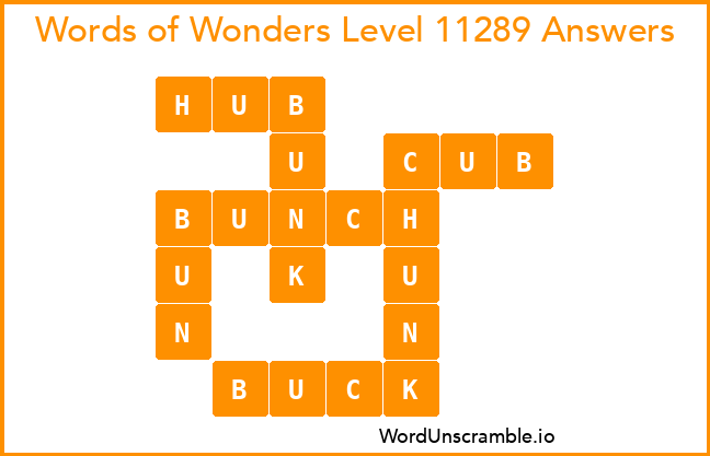 Words of Wonders Level 11289 Answers