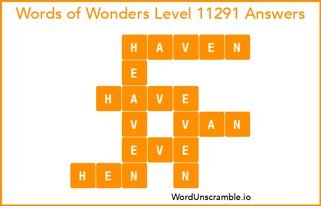 Words of Wonders Level 11291 Answers