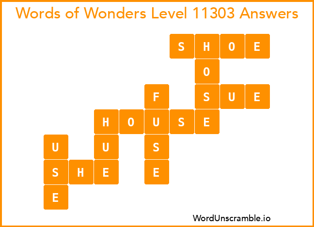 Words of Wonders Level 11303 Answers