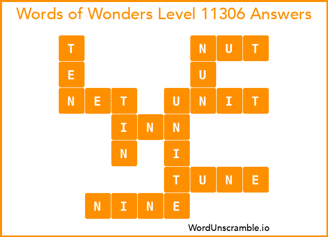 Words of Wonders Level 11306 Answers
