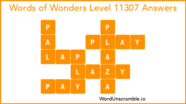 Words of Wonders Level 11307 Answers