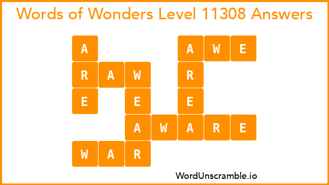 Words of Wonders Level 11308 Answers