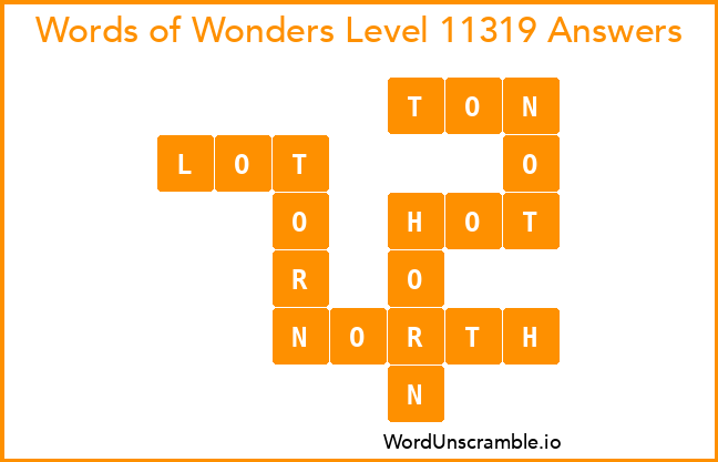 Words of Wonders Level 11319 Answers