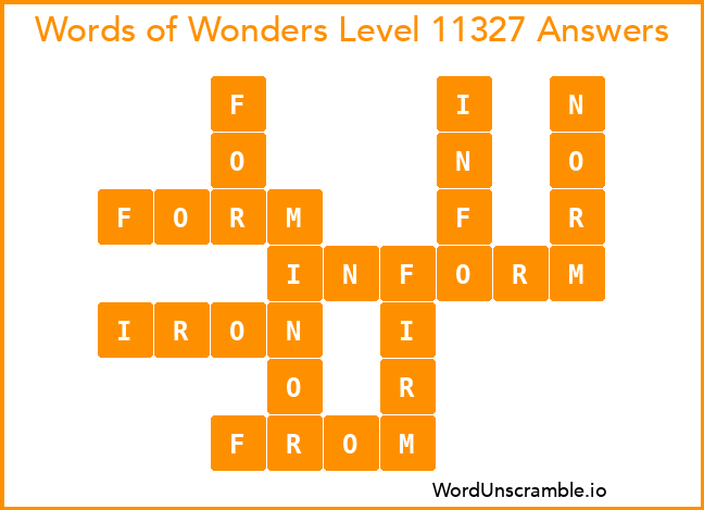 Words of Wonders Level 11327 Answers