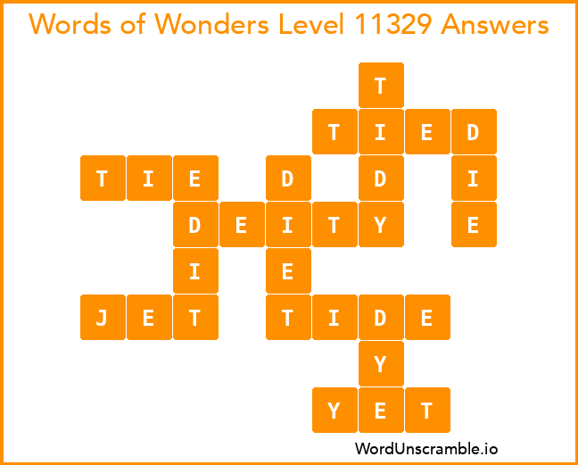 Words of Wonders Level 11329 Answers