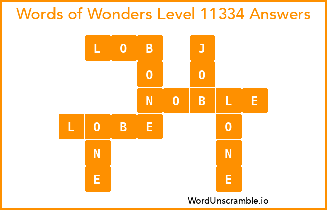 Words of Wonders Level 11334 Answers