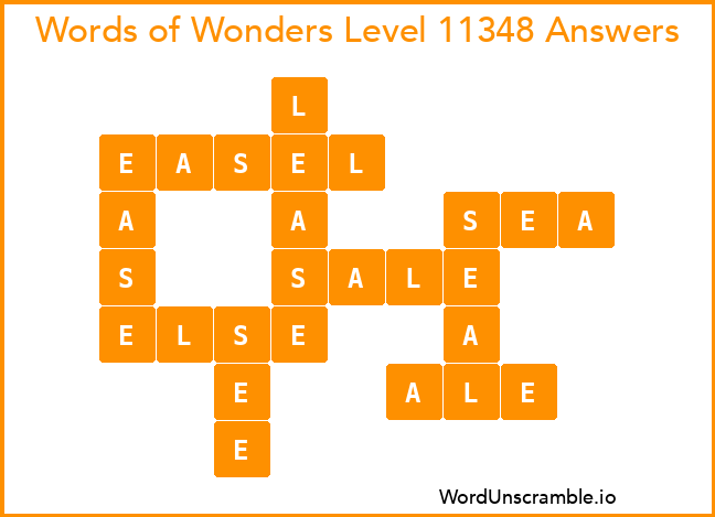 Words of Wonders Level 11348 Answers