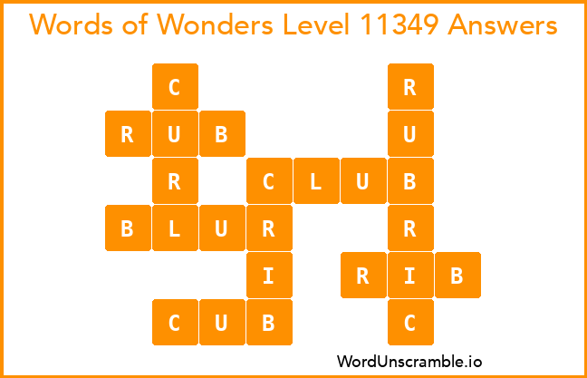 Words of Wonders Level 11349 Answers