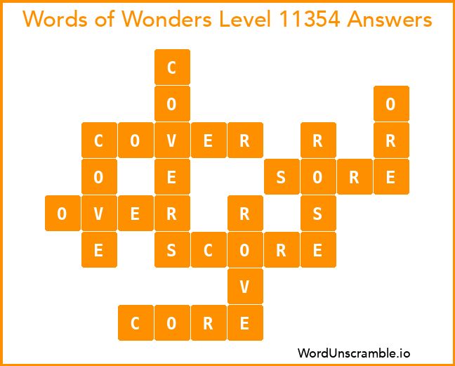 Words of Wonders Level 11354 Answers