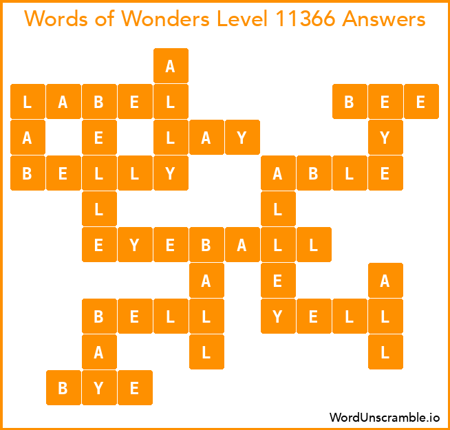 Words of Wonders Level 11366 Answers