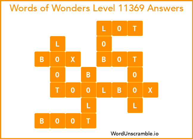 Words of Wonders Level 11369 Answers