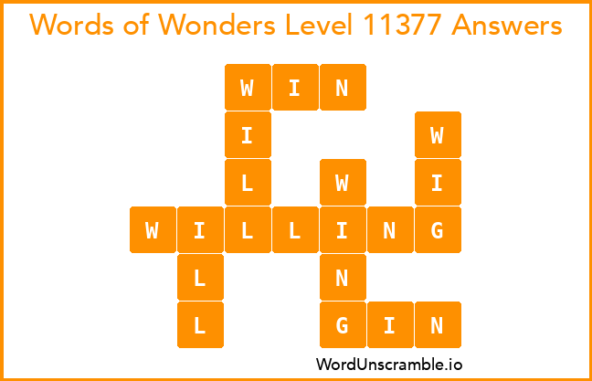 Words of Wonders Level 11377 Answers