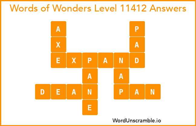 Words of Wonders Level 11412 Answers