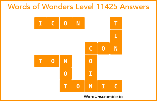 Words of Wonders Level 11425 Answers