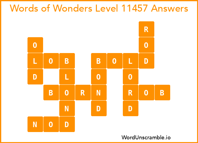 Words of Wonders Level 11457 Answers