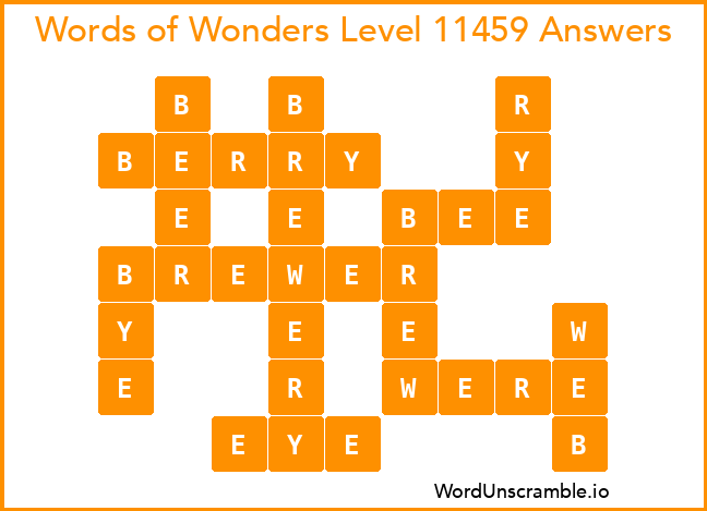 Words of Wonders Level 11459 Answers