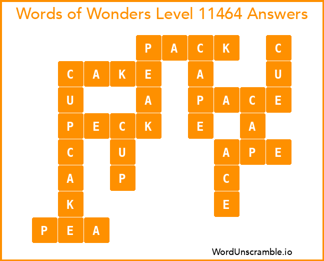 Words of Wonders Level 11464 Answers