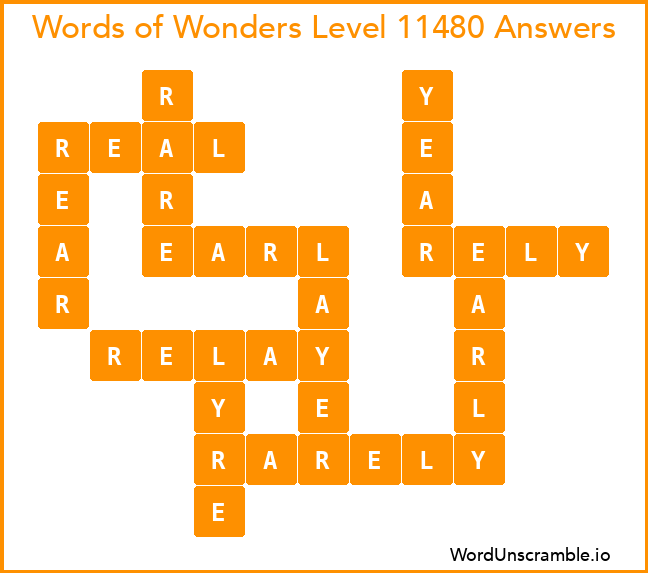 Words of Wonders Level 11480 Answers