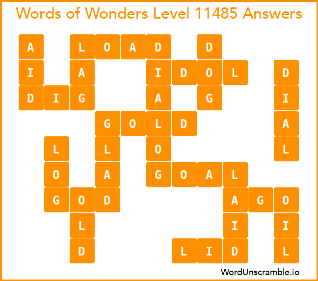 Words of Wonders Level 11485 Answers