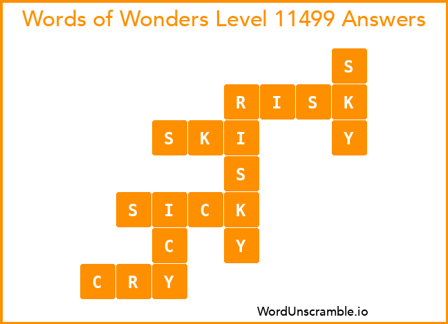 Words of Wonders Level 11499 Answers