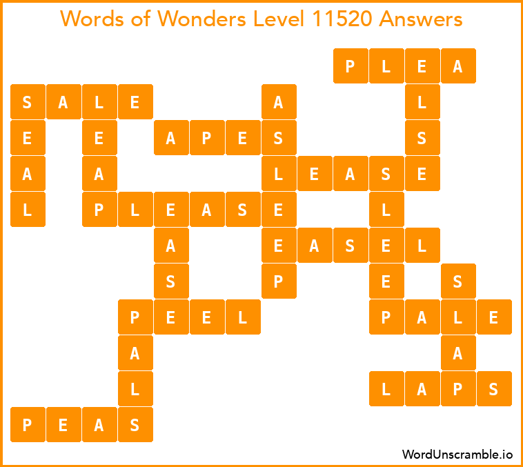 Words of Wonders Level 11520 Answers