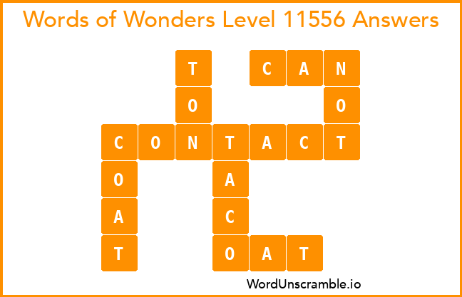Words of Wonders Level 11556 Answers