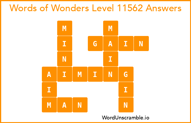 Words of Wonders Level 11562 Answers
