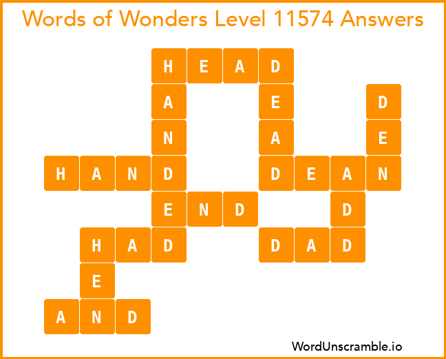 Words of Wonders Level 11574 Answers