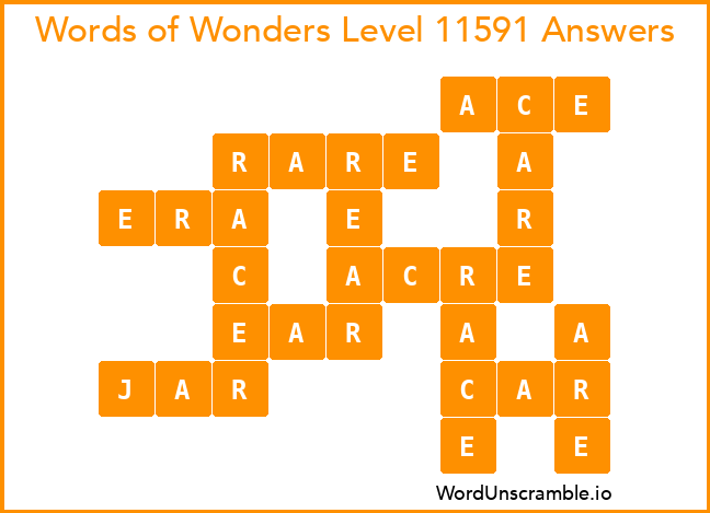 Words of Wonders Level 11591 Answers