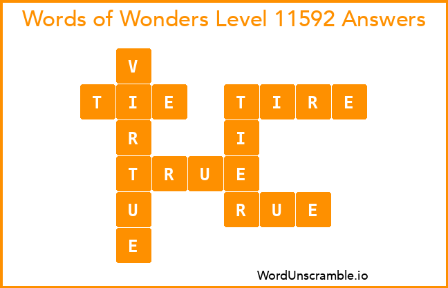 Words of Wonders Level 11592 Answers